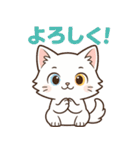 ツンねこのマイ6 毎日使えるネコのスタンプ（個別スタンプ：12）