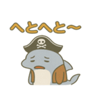 シュールな海賊のイルカのスタンプ 001（個別スタンプ：21）