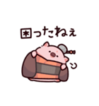 おばあちゃんのぶた（個別スタンプ：23）