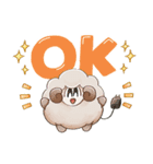 毎日使える♪でか文字のむむちゃんたち（個別スタンプ：7）