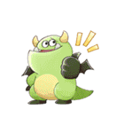 毎日使える♪でか文字のむむちゃんたち（個別スタンプ：8）