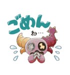毎日使える♪でか文字のむむちゃんたち（個別スタンプ：25）