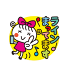 キラキラかわいい☆ほっこりガール（個別スタンプ：6）