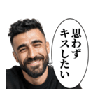 ⚫︎汎用性MAXの警告ハンサム（個別スタンプ：16）