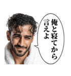 ⚫︎汎用性MAXの警告ハンサム（個別スタンプ：24）