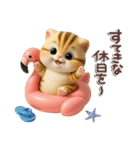 ねこちぃず♡夏スタンプ（個別スタンプ：24）