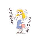 ほんわかキャリアウーマン（個別スタンプ：2）