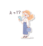 ほんわかキャリアウーマン（個別スタンプ：11）