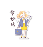 ほんわかキャリアウーマン（個別スタンプ：22）