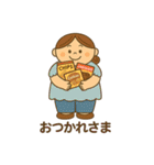 お母さんもがんばっている。（ぷくまま編）（個別スタンプ：4）