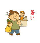 お母さんもがんばっている。（ぷくまま編）（個別スタンプ：5）