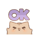 だいふくあにまるず ぶどう 推し色紫！（個別スタンプ：9）