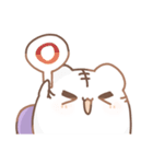 だいふくあにまるず ぶどう 推し色紫！（個別スタンプ：14）