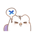 だいふくあにまるず ぶどう 推し色紫！（個別スタンプ：15）
