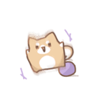 だいふくあにまるず ぶどう 推し色紫！（個別スタンプ：16）