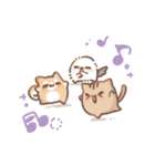 だいふくあにまるず ぶどう 推し色紫！（個別スタンプ：24）