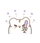 だいふくあにまるず ぶどう 推し色紫！（個別スタンプ：30）