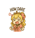 お嬢様のミニキャラスタンプ1（個別スタンプ：11）