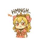 お嬢様のミニキャラスタンプ1（個別スタンプ：12）