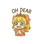 お嬢様のミニキャラスタンプ1（個別スタンプ：19）