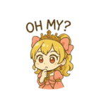 お嬢様のミニキャラスタンプ1（個別スタンプ：23）