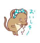 コミミハネジネズミまにあ（個別スタンプ：34）