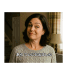 皮肉たっぷり！海外ホームドラマ風スタンプ（個別スタンプ：1）