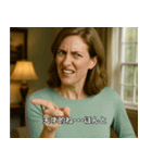 皮肉たっぷり！海外ホームドラマ風スタンプ（個別スタンプ：32）