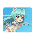 ツッコミも欠かさないみなみちゃんスタンプ（個別スタンプ：6）
