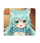 ツッコミも欠かさないみなみちゃんスタンプ（個別スタンプ：13）