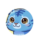 青きつねなどのカプセルトイ風（個別スタンプ：11）