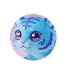 青きつねなどのカプセルトイ風（個別スタンプ：12）