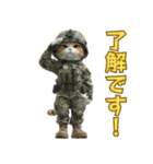 陸上自衛隊の猫（個別スタンプ：1）
