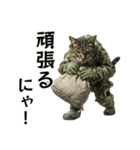 陸上自衛隊の猫（個別スタンプ：5）
