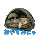 陸上自衛隊の猫（個別スタンプ：10）