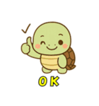 かわいい亀の会話とイベント（個別スタンプ：2）