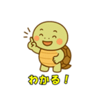 かわいい亀の会話とイベント（個別スタンプ：17）