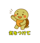 かわいい亀の会話とイベント（個別スタンプ：25）