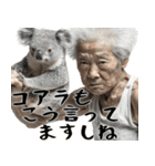 コアラとばばぁ  (毎日便利に使える返信)（個別スタンプ：5）