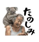 コアラとばばぁ  (毎日便利に使える返信)（個別スタンプ：18）
