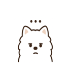 ふわふわサモエドの毎日スタンプ（個別スタンプ：5）