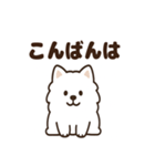ふわふわサモエドの毎日スタンプ（個別スタンプ：10）