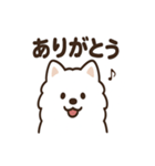 ふわふわサモエドの毎日スタンプ（個別スタンプ：40）