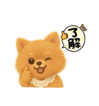 ポメラニアンのあずきともなか（個別スタンプ：9）