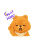 ポメラニアンのあずきともなか（個別スタンプ：10）