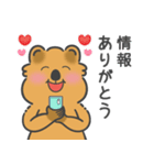 癒しのスマイル クアッカさん [推し活]（個別スタンプ：28）