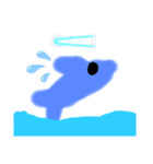 海の中のキラキラ（個別スタンプ：3）