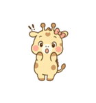 ふんわりキリンのきりりんスタンプ（個別スタンプ：22）