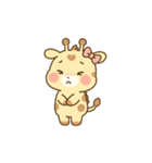 ふんわりキリンのきりりんスタンプ（個別スタンプ：25）