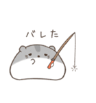 釣りを楽しむハムスター＊もちハムちゃん（個別スタンプ：7）